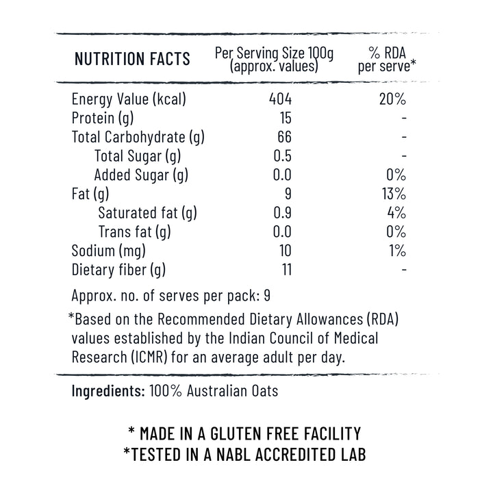 30 Degree Oats Flour