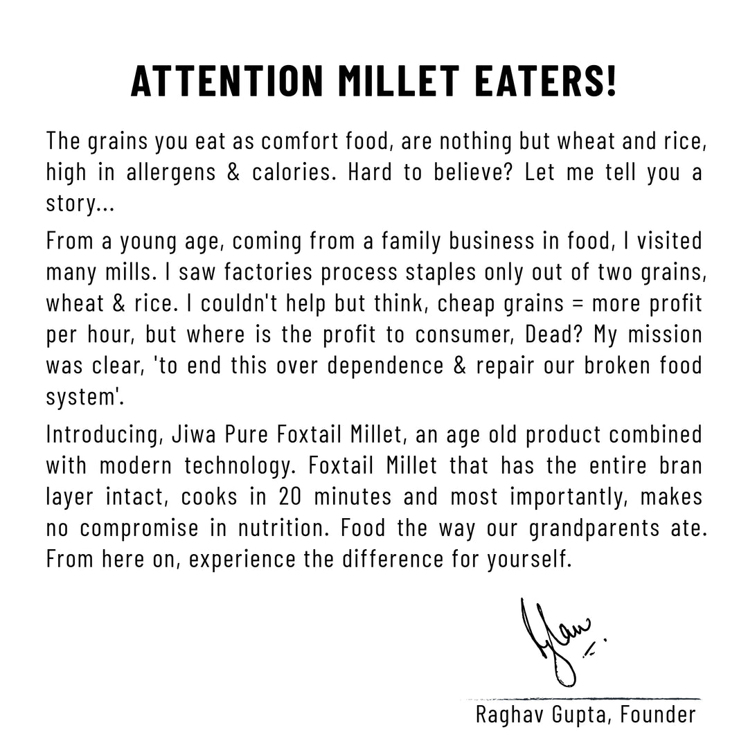 Pure Foxtail Millet