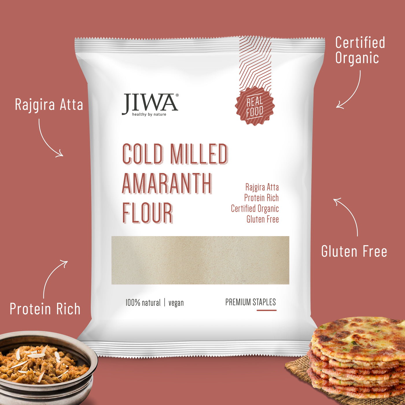 Cold Milled Organic Amaranth Flour