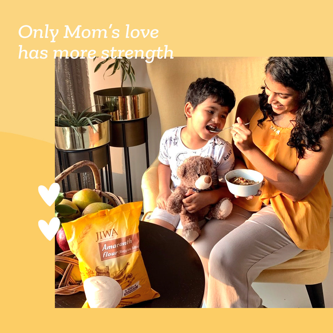 amarnath flour-jiwa product is like the mom's love has more strength