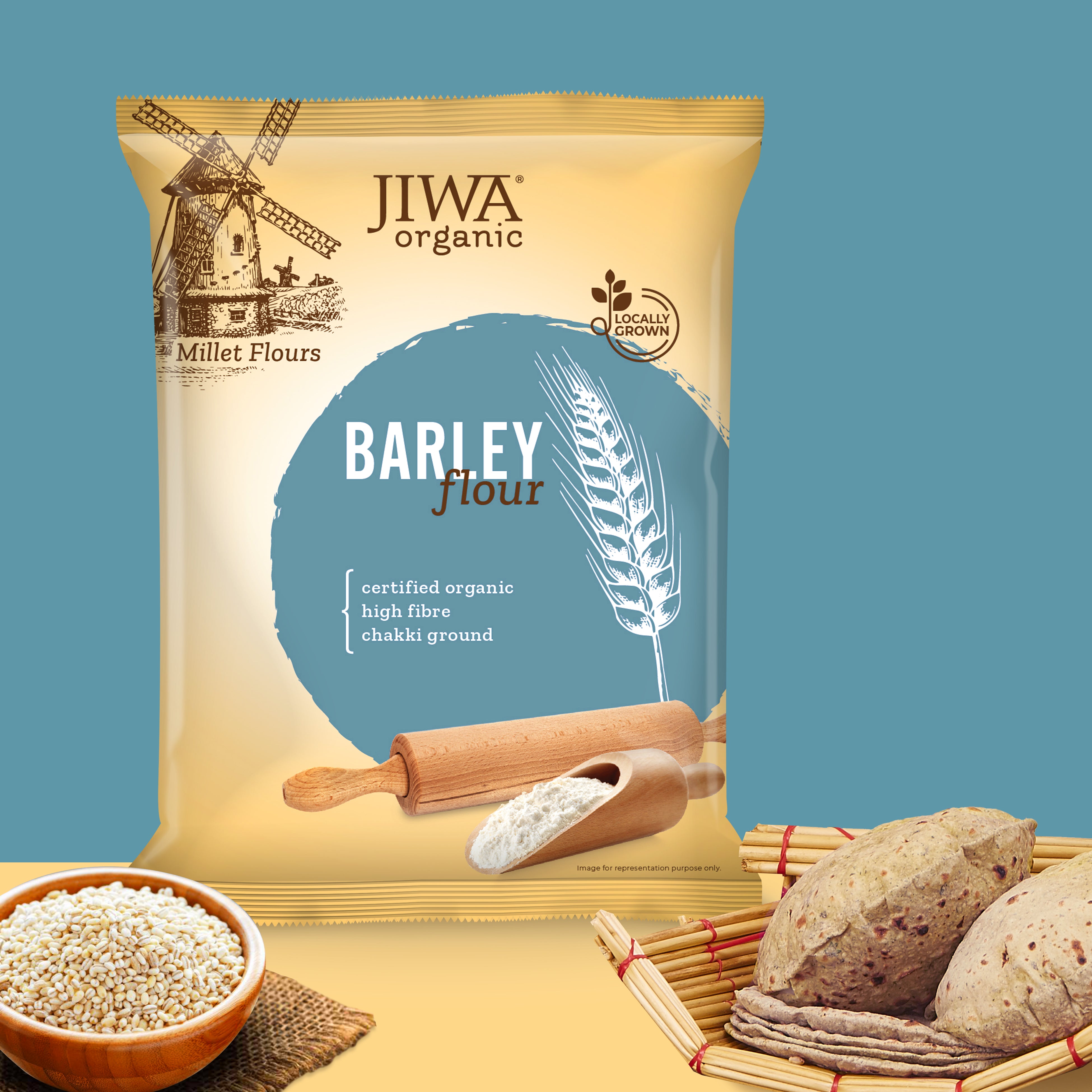 Buy Organic Barley Flour Online at Best Price in India Jiwa.in