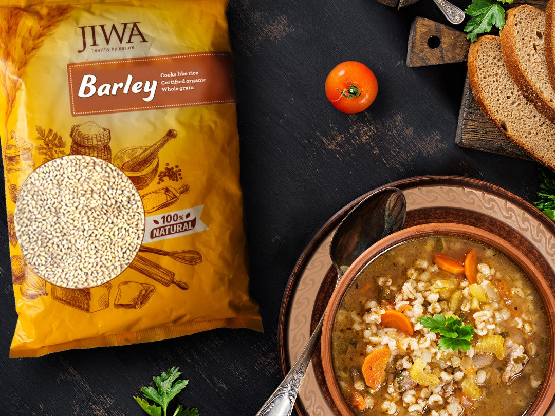 A  bowl of barley soup-Jiwa