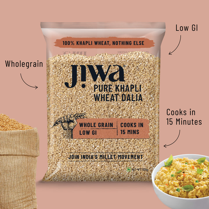 Pure Khapli Wheat Dalia