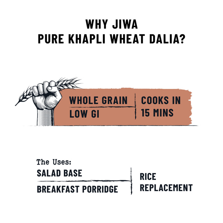 Pure Khapli Wheat Dalia