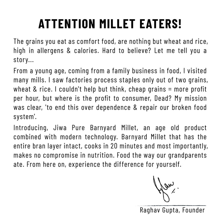 Pure Barnyard Millet