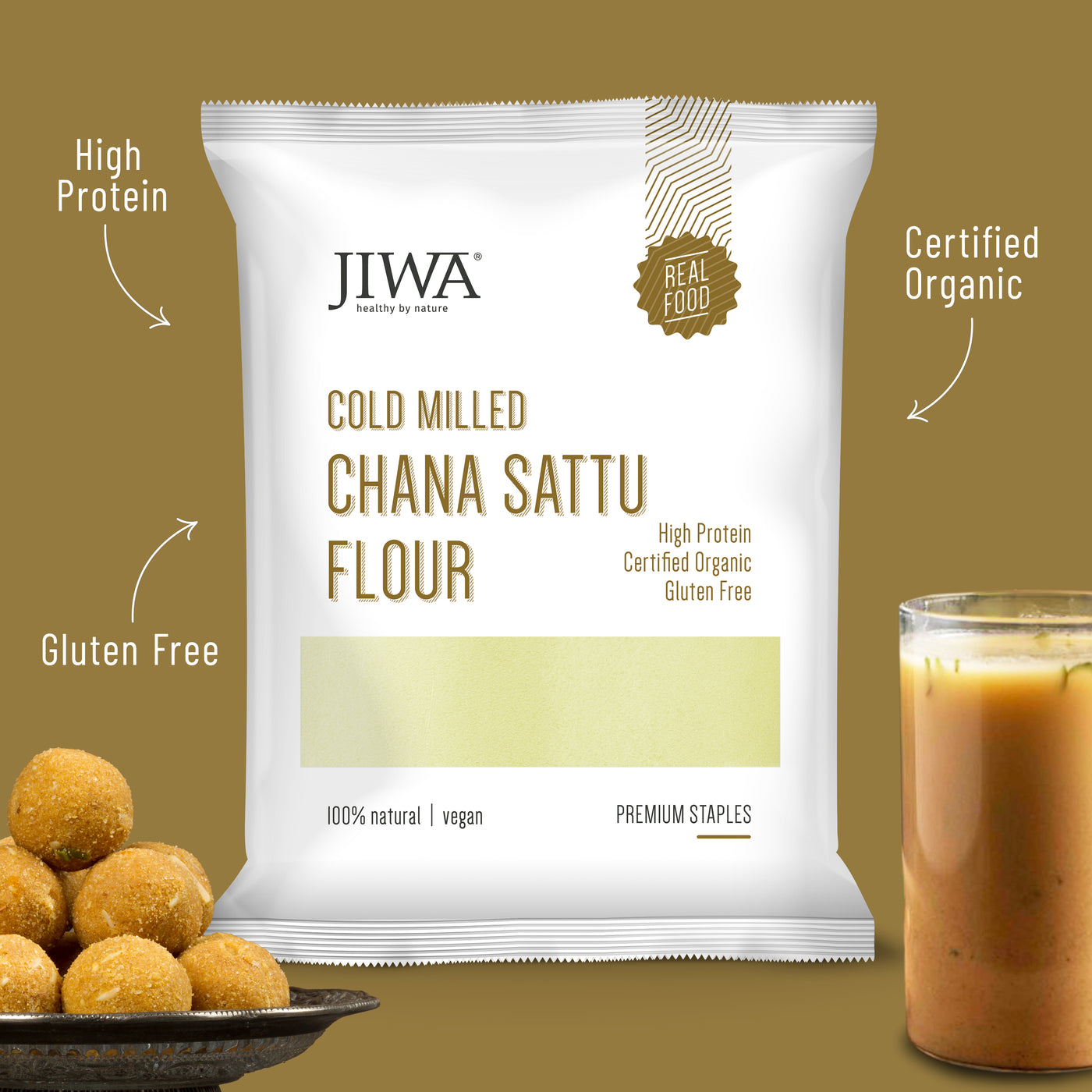 Cold Milled Chana Sattu Flour