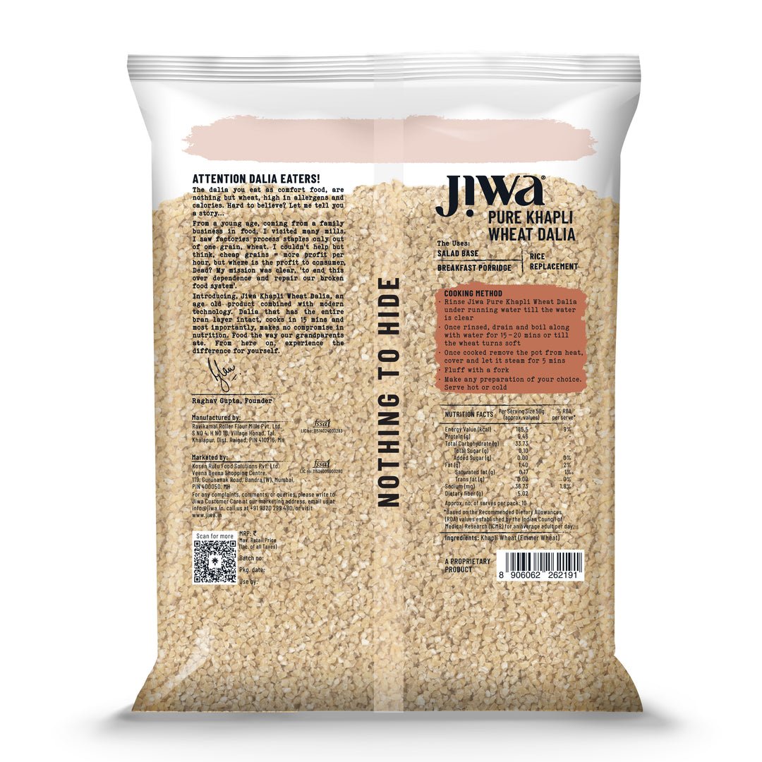 Pure Khapli Wheat Dalia