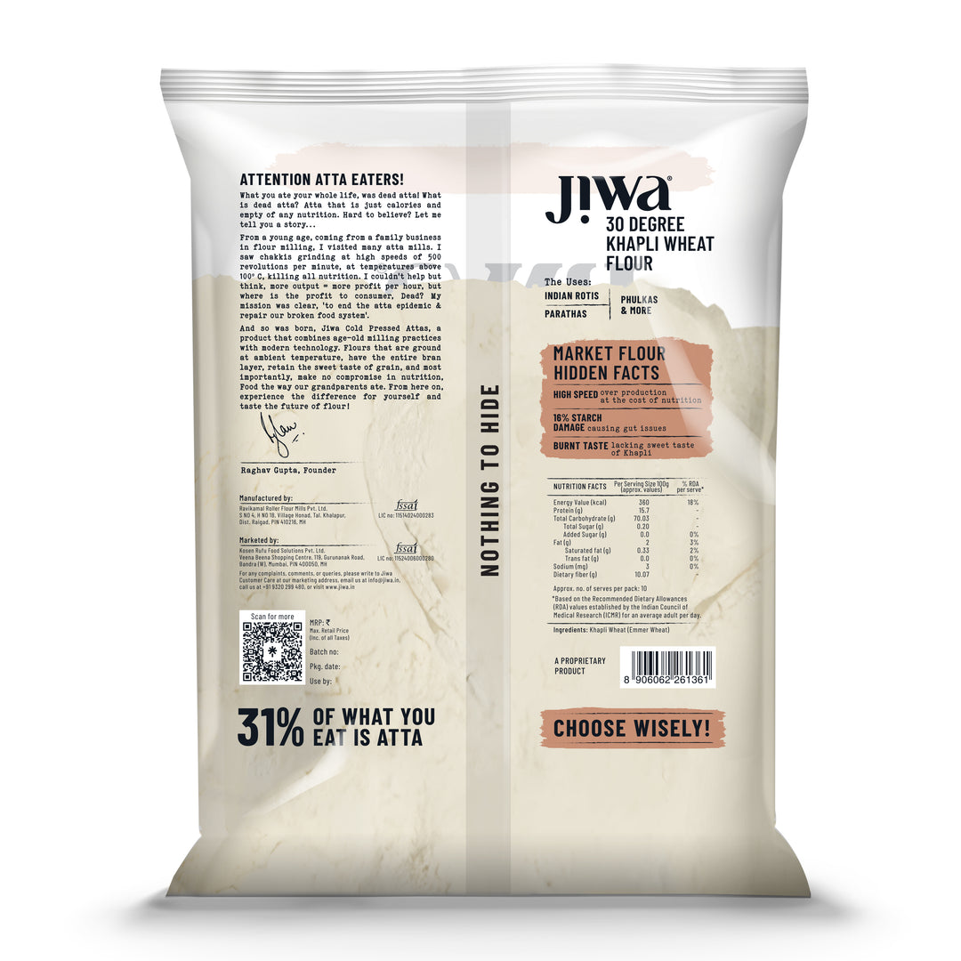 30 Degree Khapli Wheat Flour