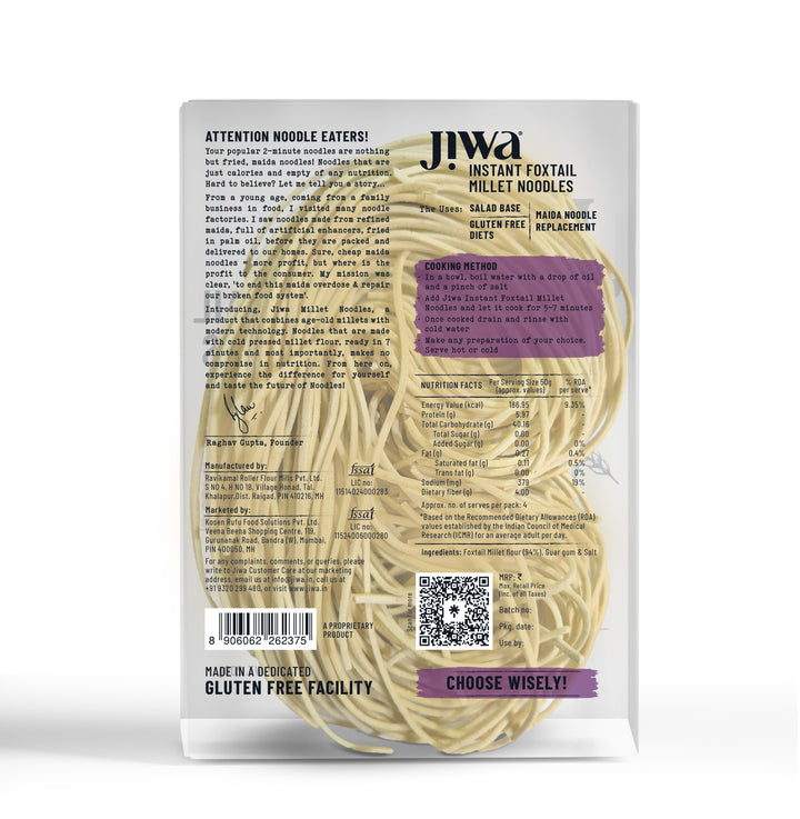 Instant Foxtail Millet Noodles