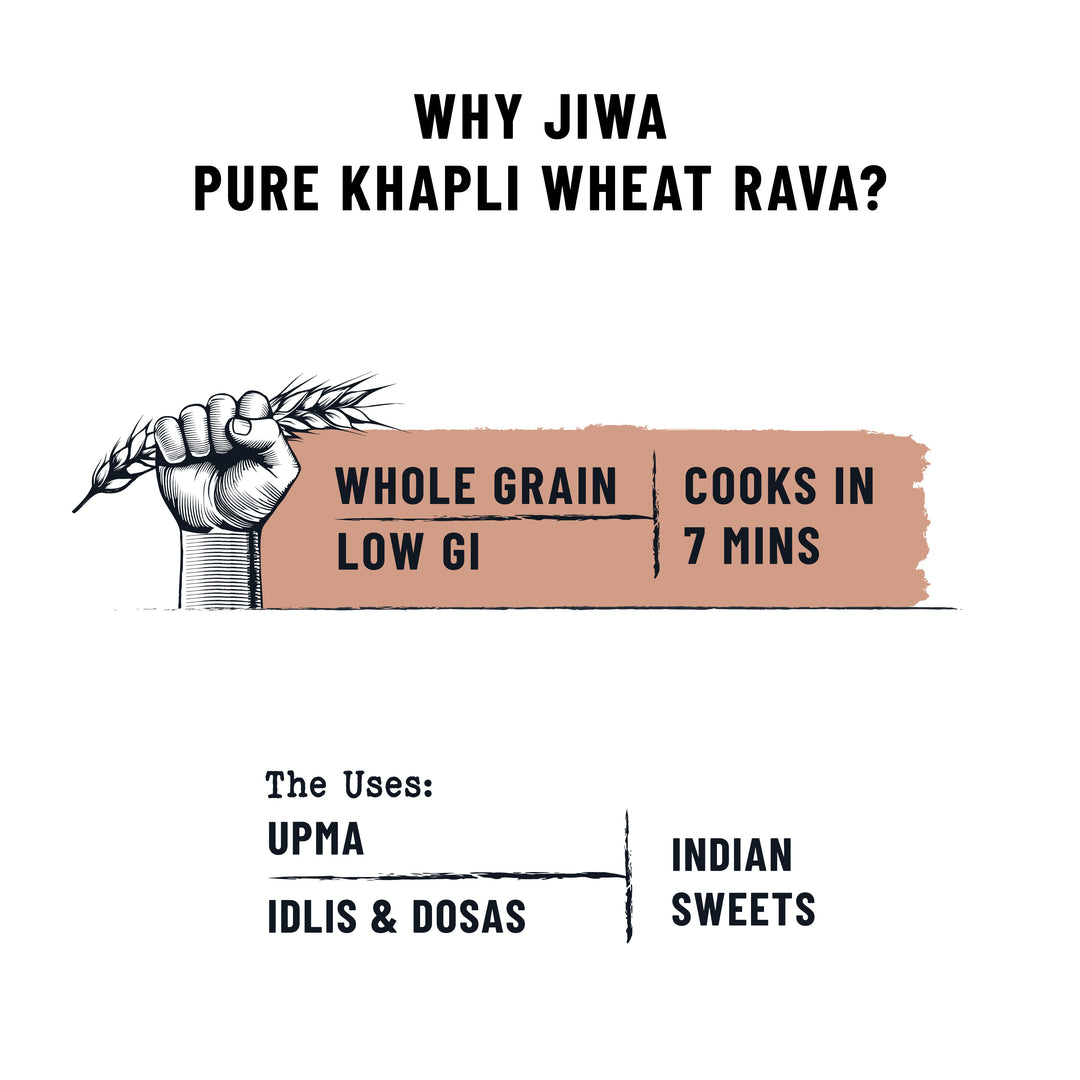 Pure Khapli Wheat Rava