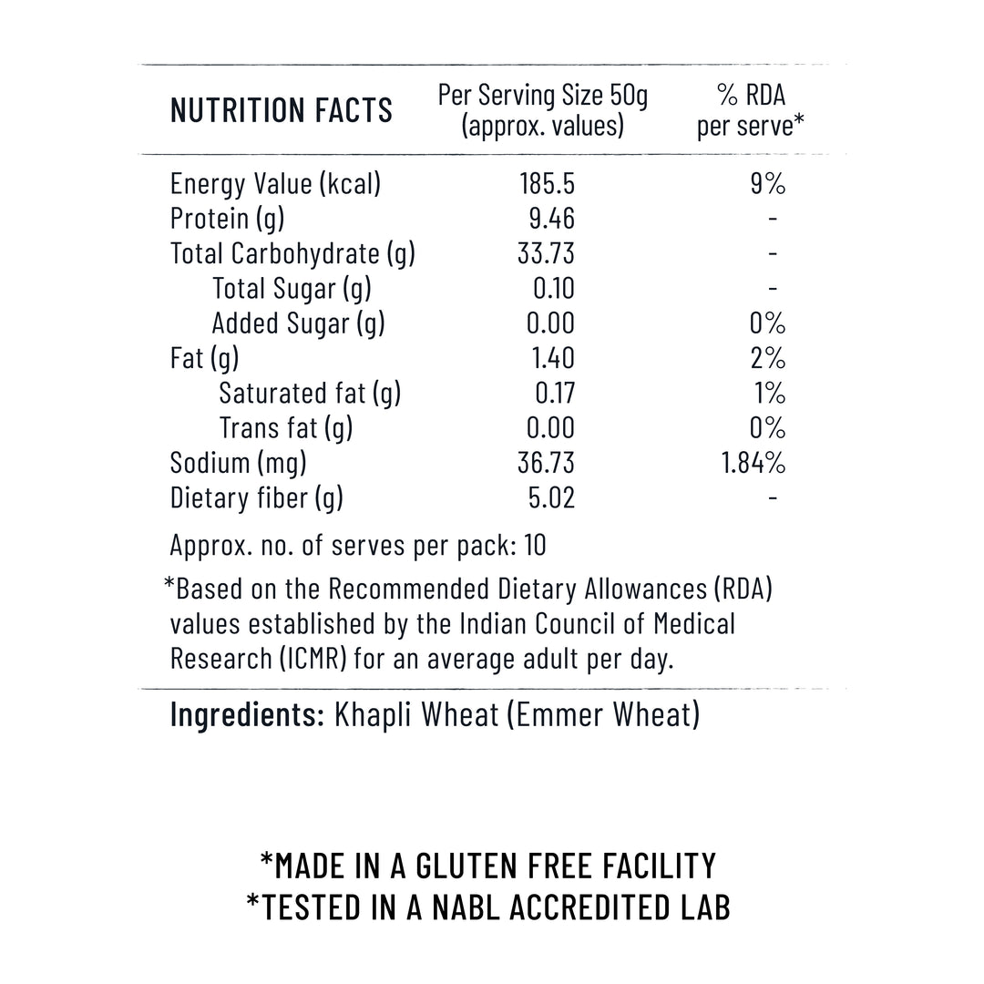 Pure Khapli Wheat Rava