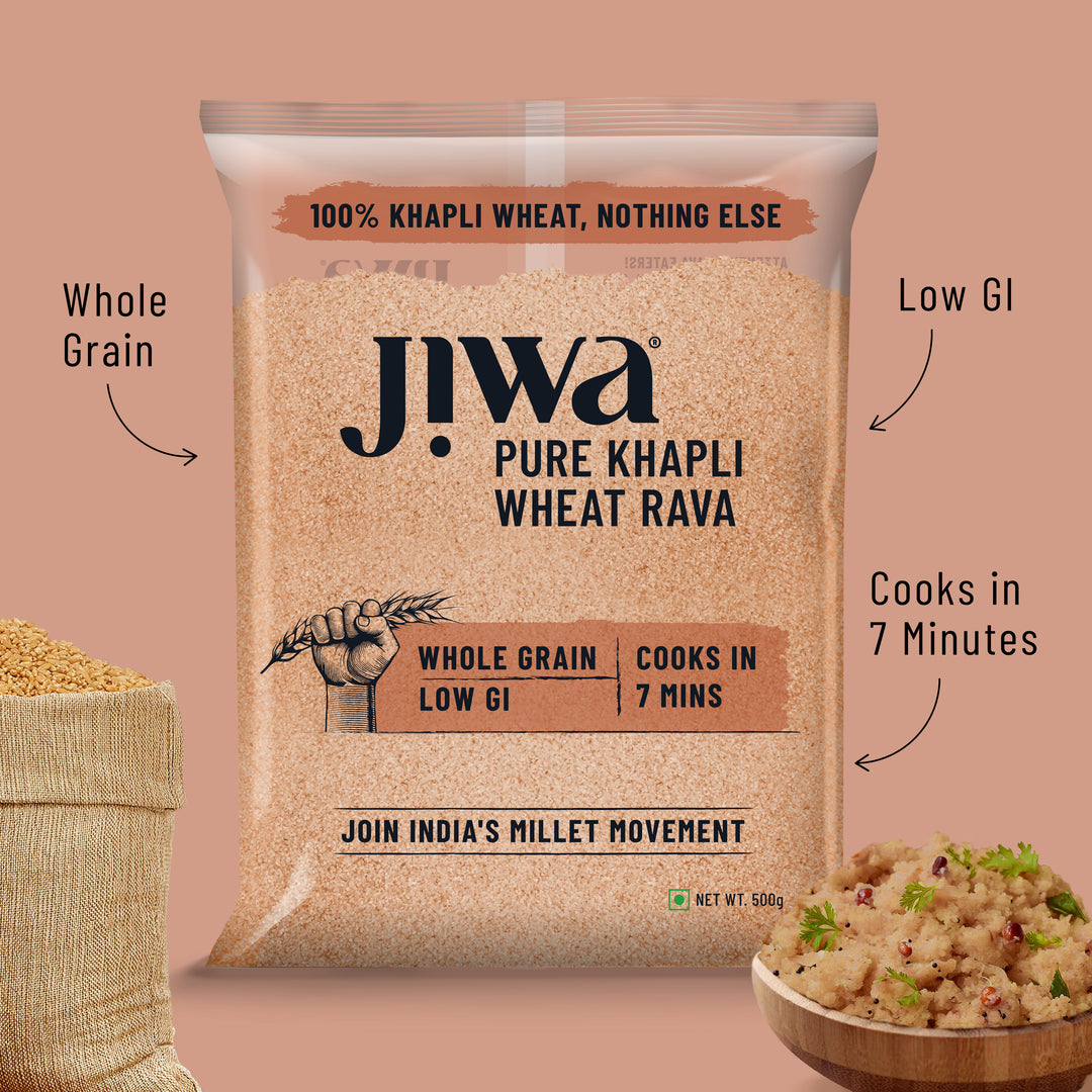 Pure Khapli Wheat Rava