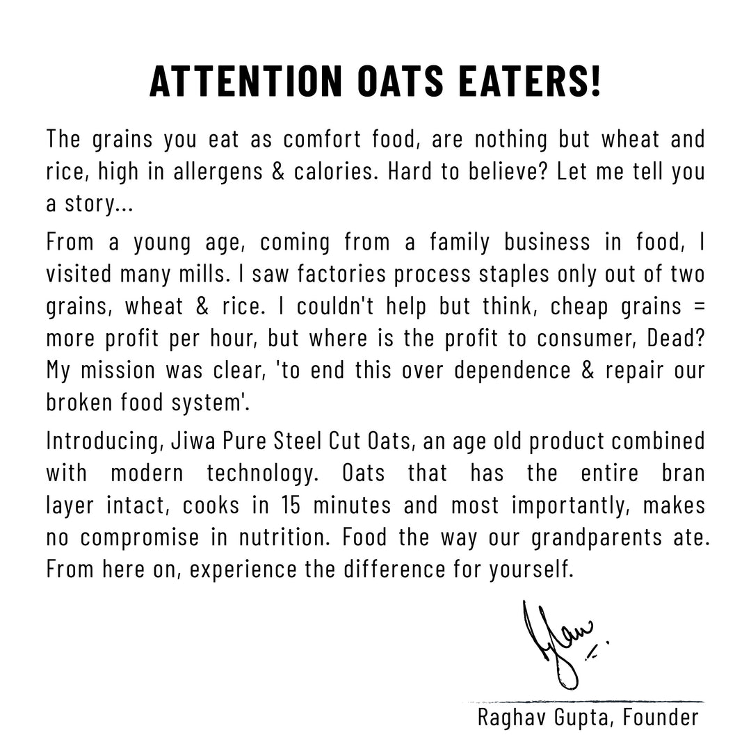 Pure Steel Cut Oats