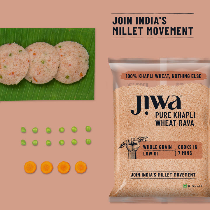 Pure Khapli Wheat Rava