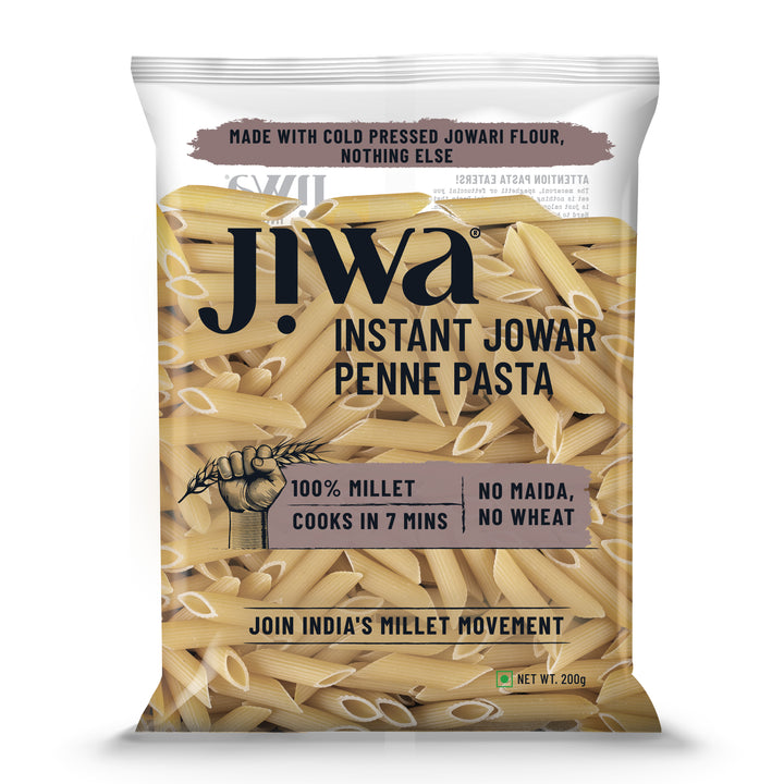 Instant Jowar Penne Pasta