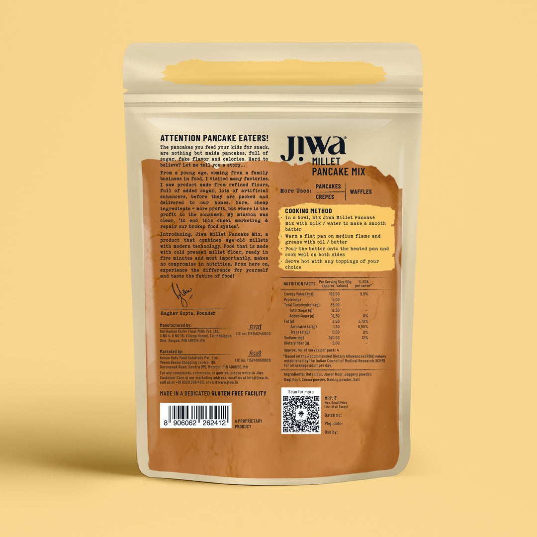 Millet Pancake Mix - Chocolate