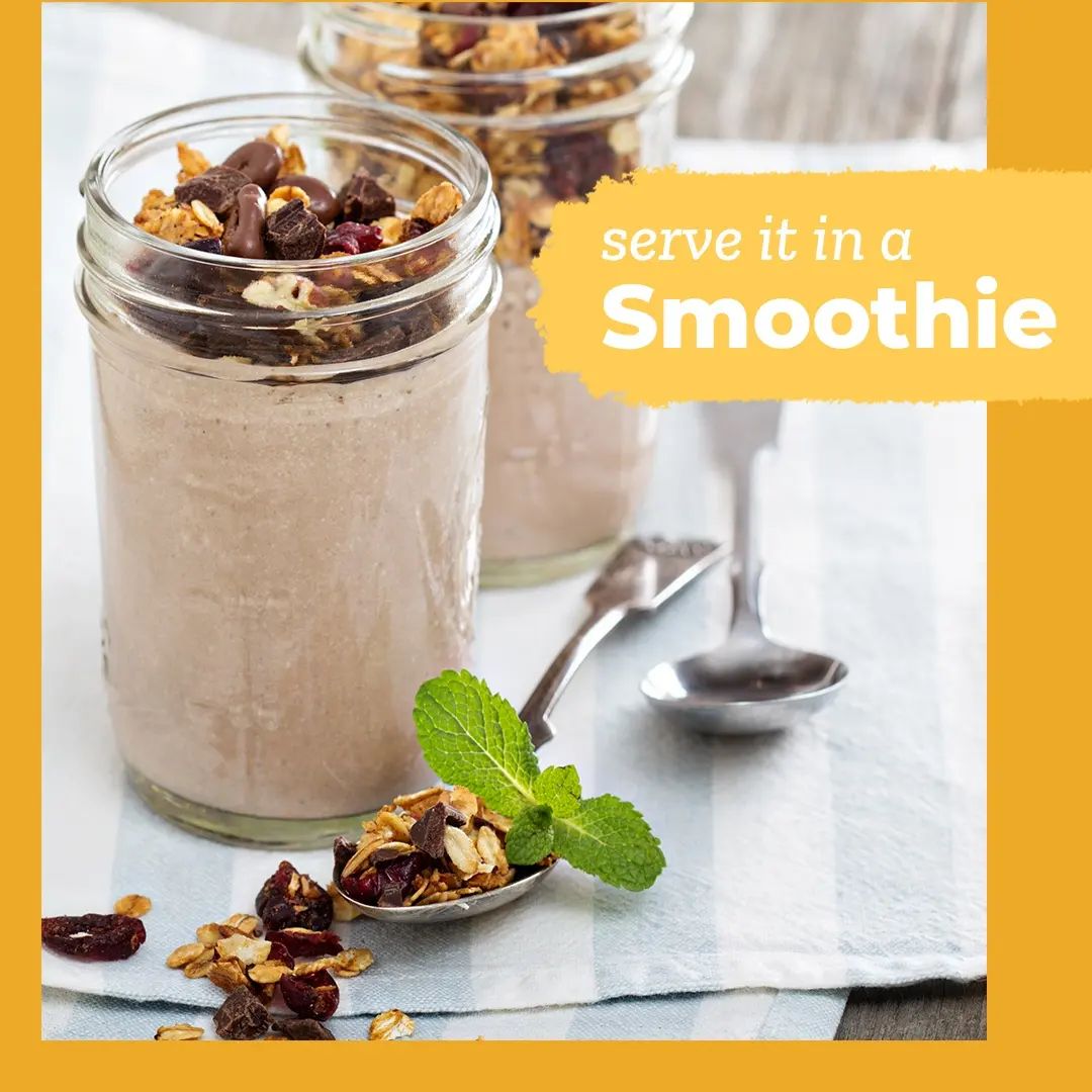 buy granola online-jiwa serve it in a smoothie