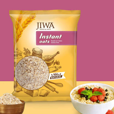 instant oats online-jiwa organic oats