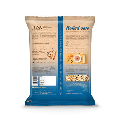 rolled oats online-Jiwa nutrition chart
