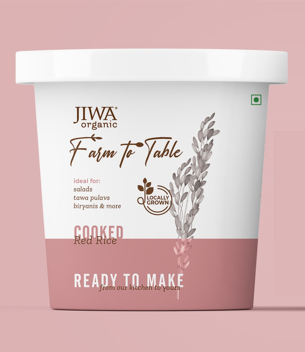 JIWA Cooked Organic Red Rice