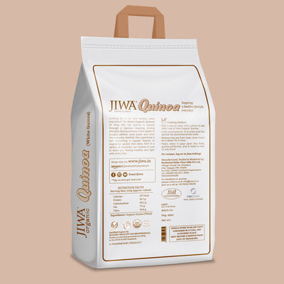 jiwa organic raw quinoa packet- jiwa