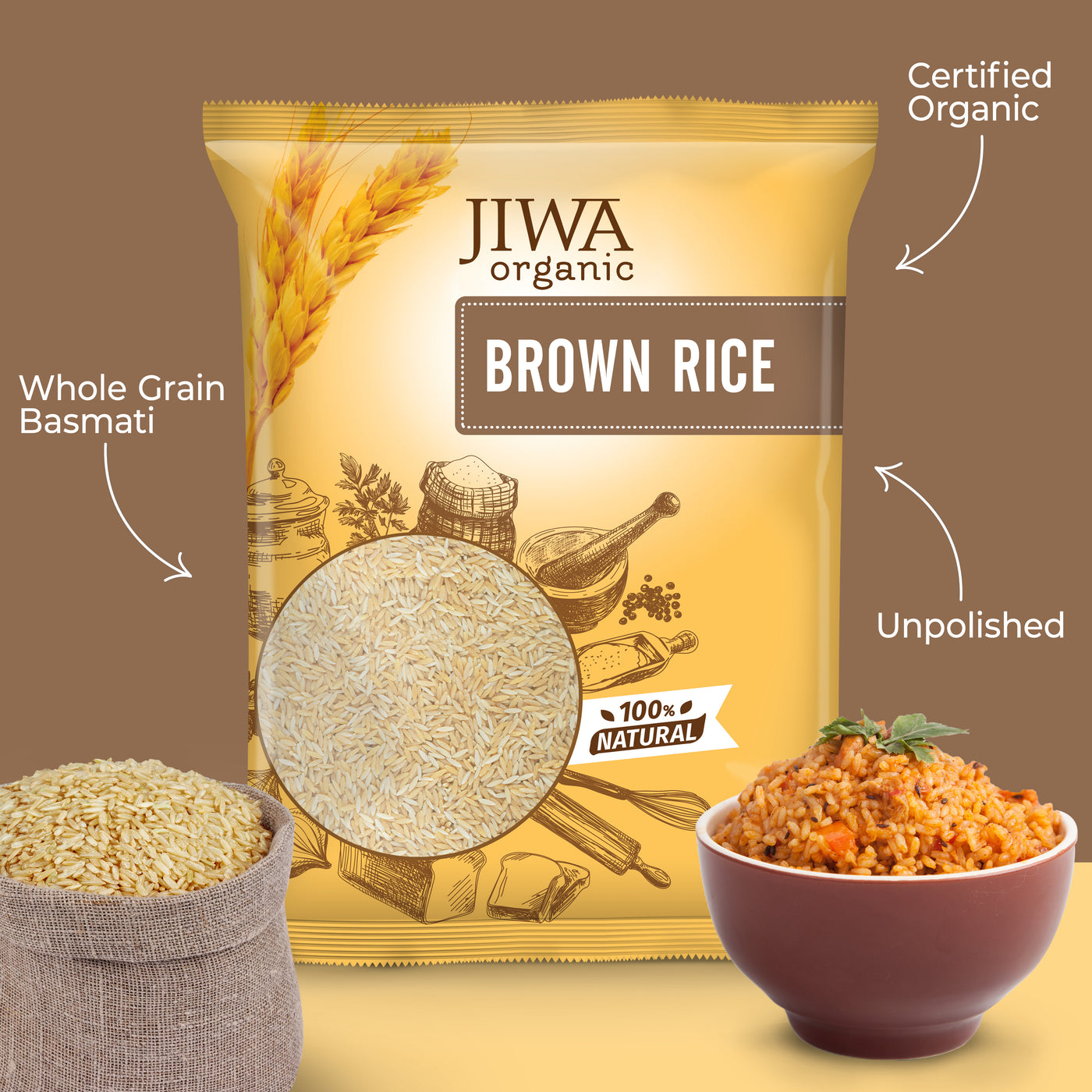 Organic Basmati Brown Rice