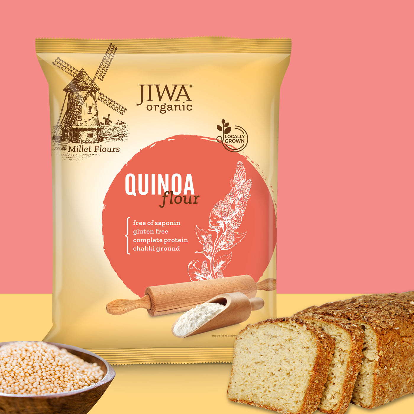 organic quinoa flour-jiwa