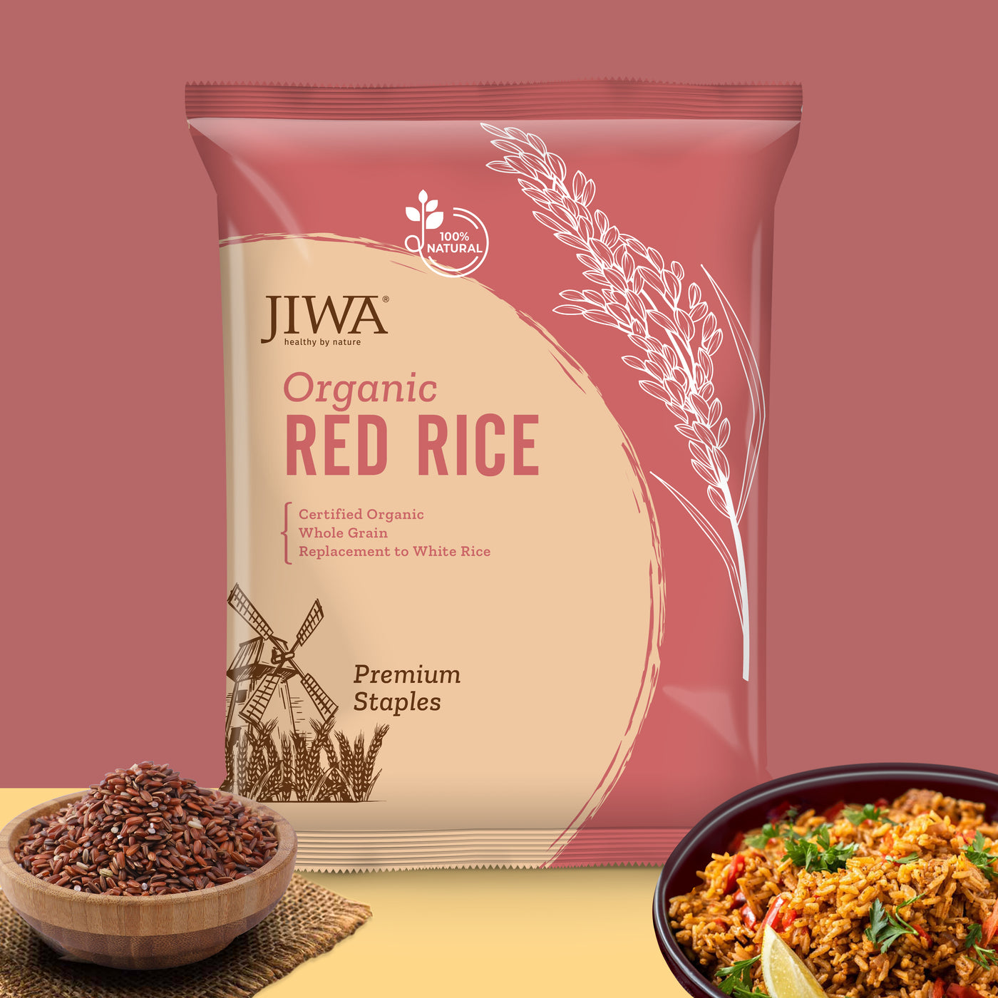 Organic Red Rice