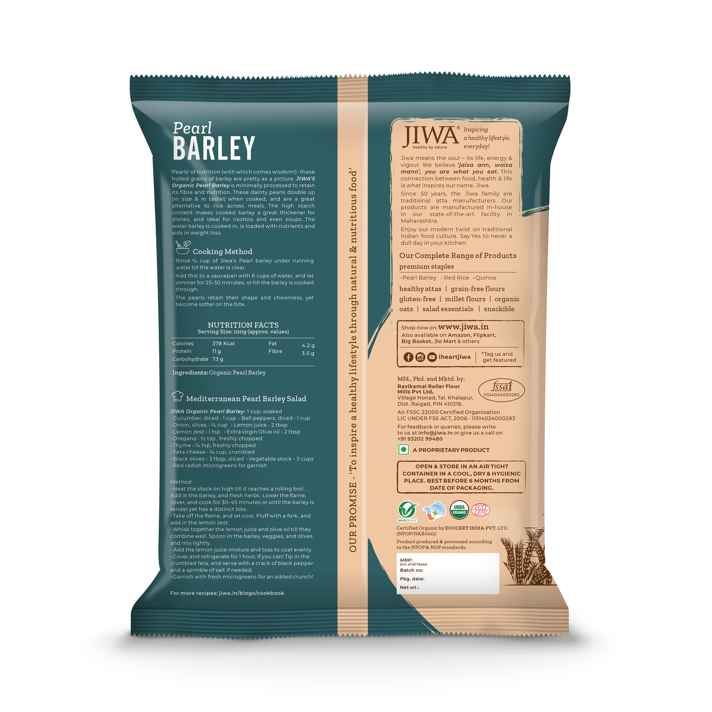 pearl barley buy online-jiwa nutrition chart